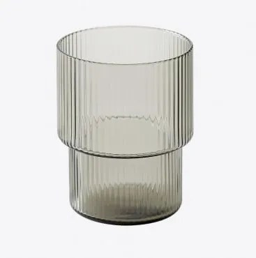 Zestaw 4 Szklanek 220 Ml Yulia Grey - Sklum