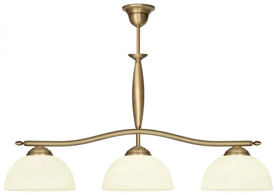 Mosiężny żyrandol nad stół C-S3L