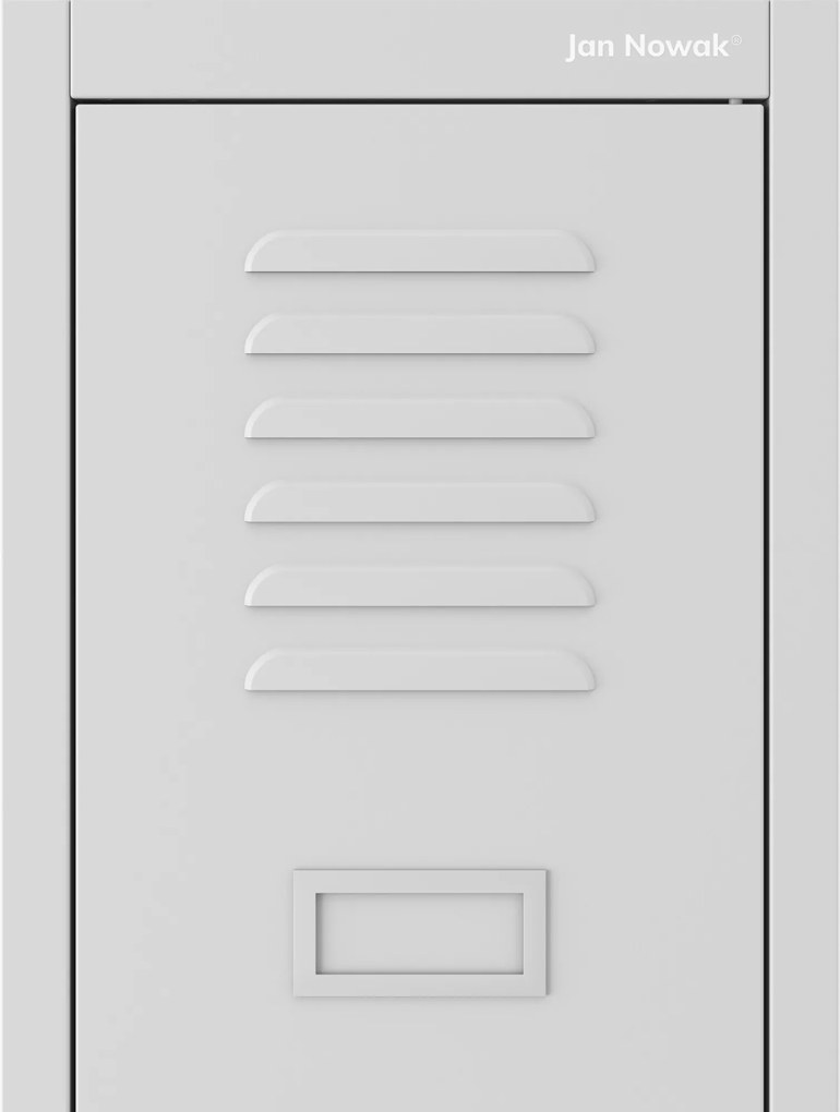 Szafka pracownicza metalowa szara: KACPER II 1 Plus