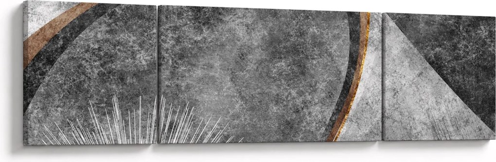 Obraz - Abstrakcja w betonie (170x50 cm)