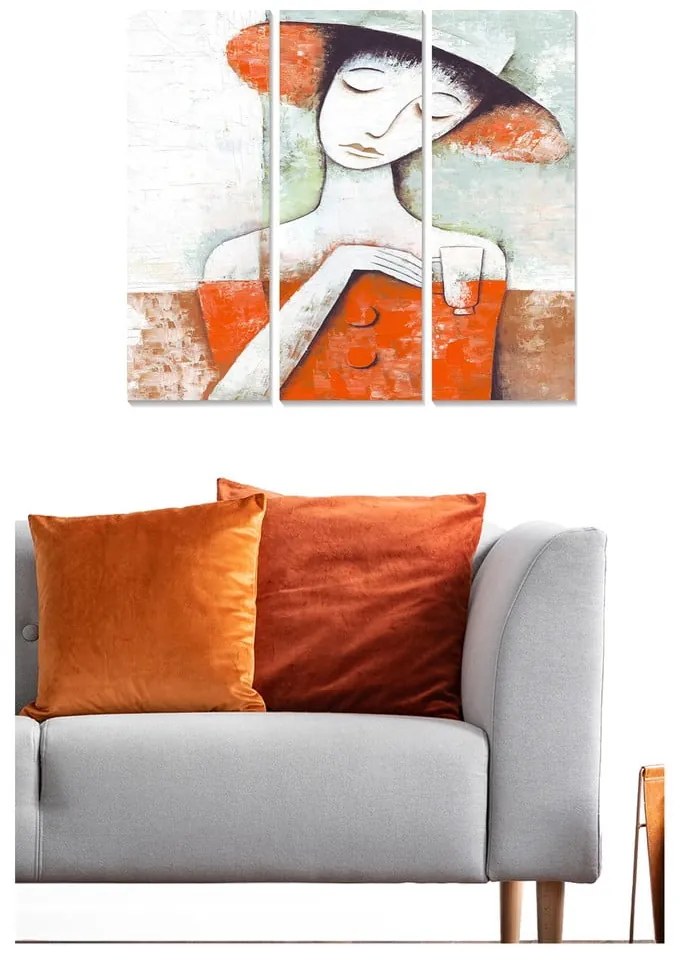 Obrazy zestaw 3 szt. 20x50 cm – Wallity