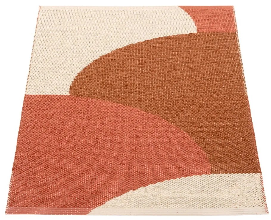 Ceglasty dywan odpowiedni na zewnątrz 70x90 cm Hill Brick Rust – Pappelina