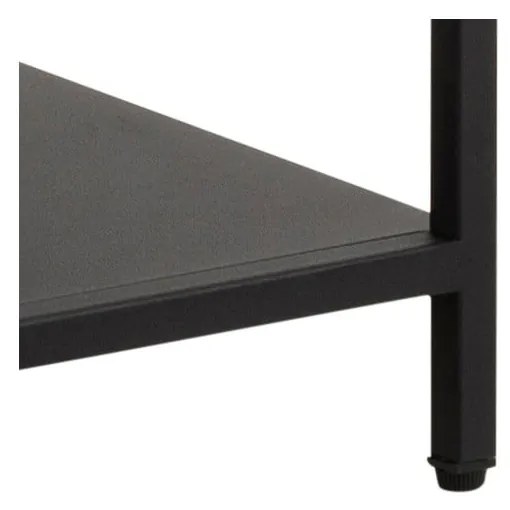 Czarny metalowy regał 80x86 cm Newcastle – Actona