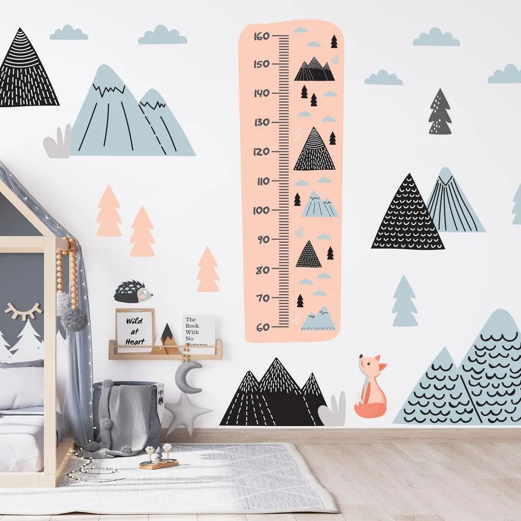 Naklejki na ścianę - Metr - Lis w lesie