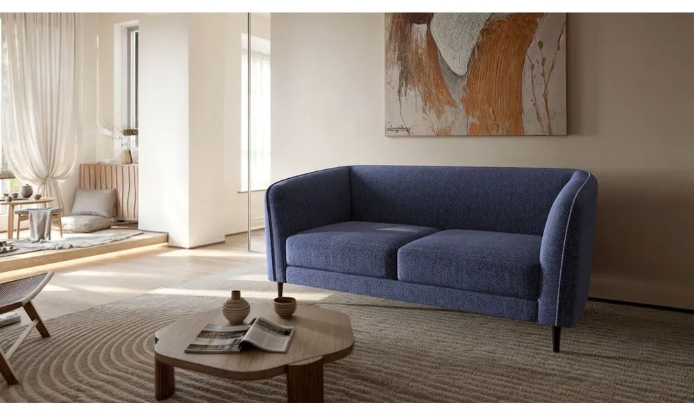Ciemnoniebieska sofa 160 cm Galbe – Ghado
