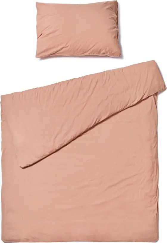 PrzytulneMieszkanie.pl PrzytulneMieszkanie.pl Bawełniana pościel CALMORA pudrowy róż Rozmiar pościeli: 2 szt 70 x 90 cm | 160 x 220 cm