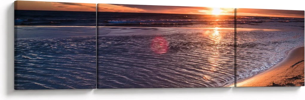 Obraz zachodu słońca (170x50 cm)
