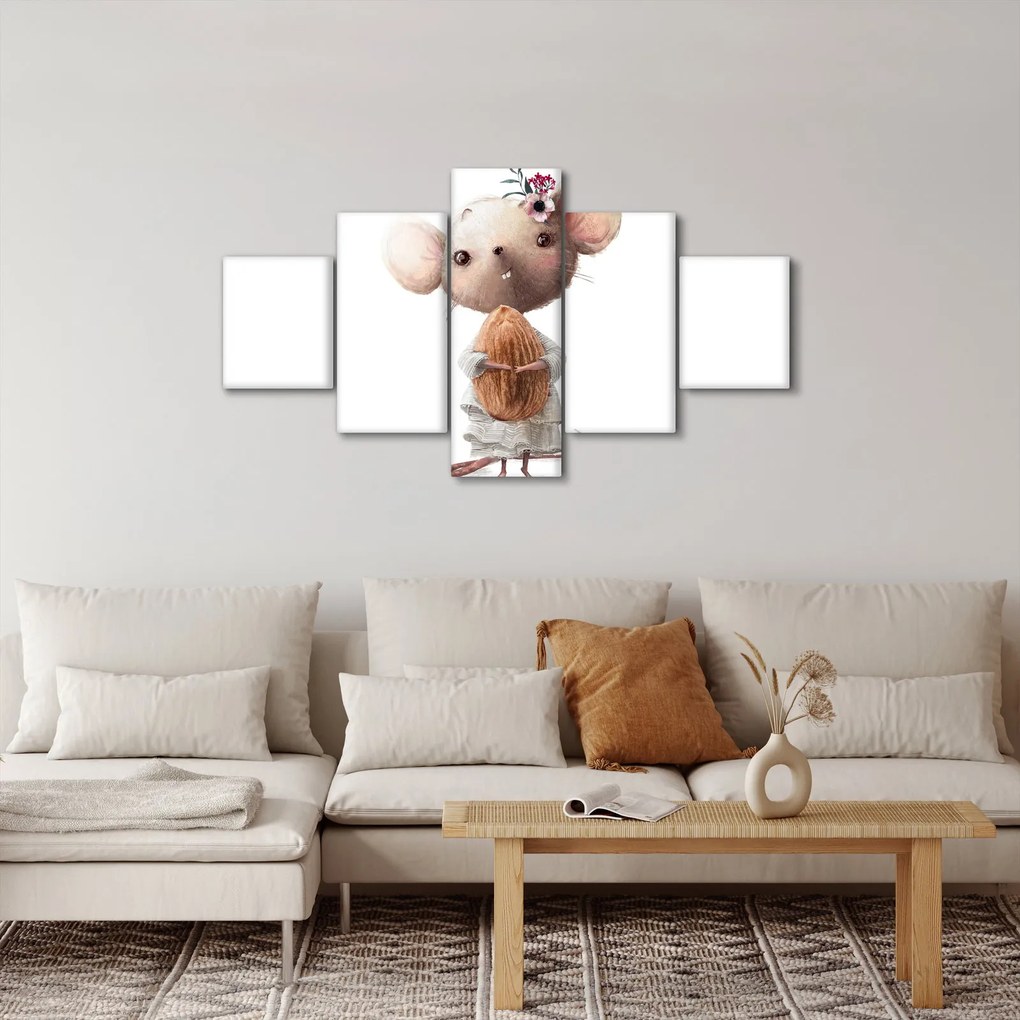 Obraz - Zwierzątko akwarelowe N⁰2 (125x70 cm)