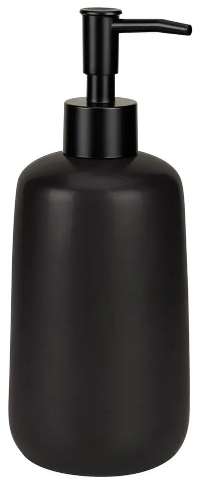 Czarny ceramiczny dozownik do mydła 500 ml Olinda – Allstar