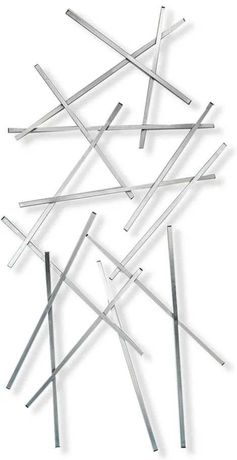Metalowy wieszak ścienny w kolorze srebra Matches – Spinder Design