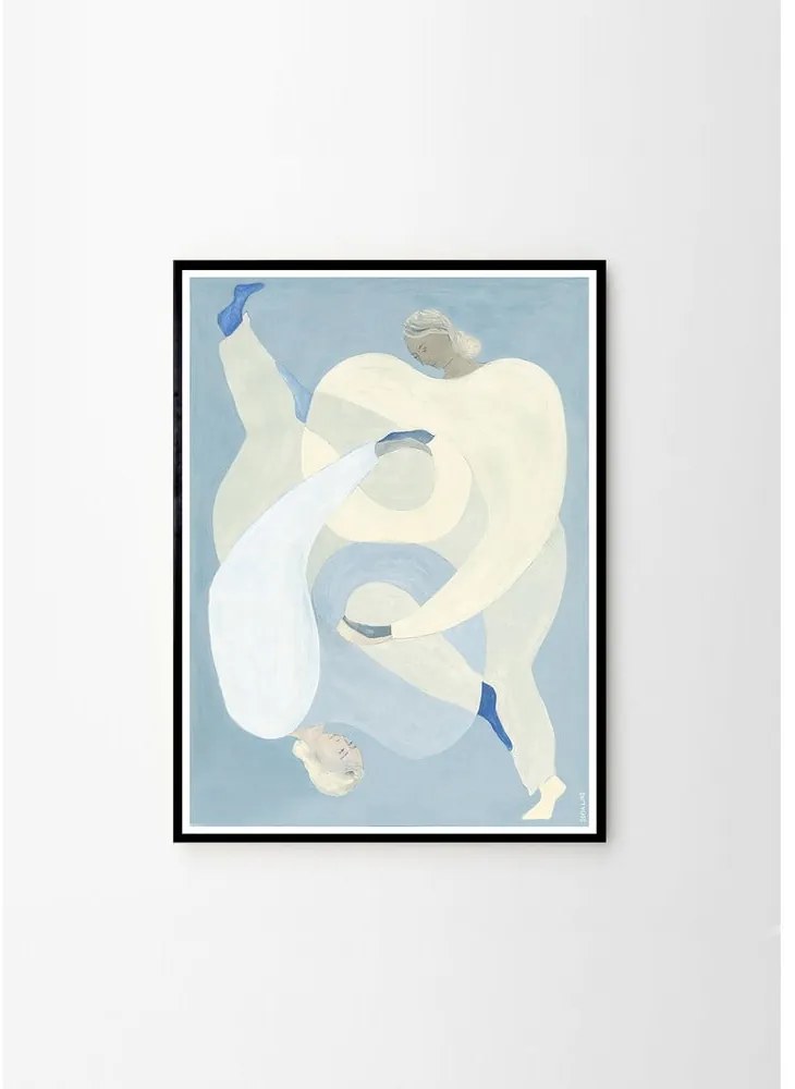 Plakat 70x100 cm Hold You - Blue – Sofia Lind – The Poster Club