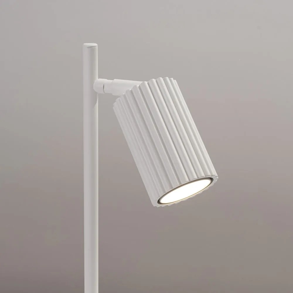 Biała lampa stołowa (wysokość 43 cm) Gleam – Sollux