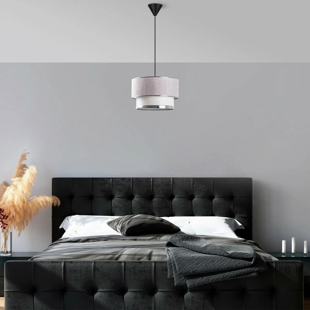 Lampa wisząca Cake - Grey, Silver