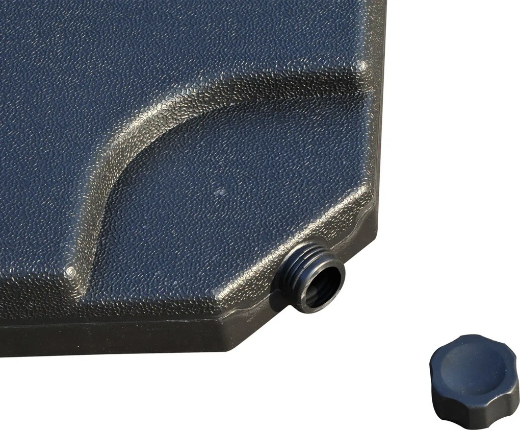 Podstawa stojak do parasola z krzyżakiem podłogowym outsunny