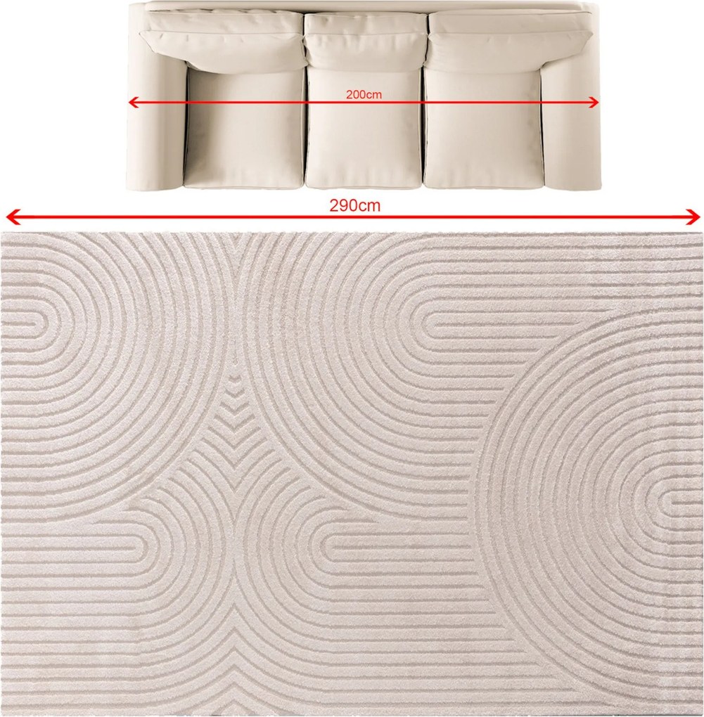 Dywan Lavia beige 200x290 cm
