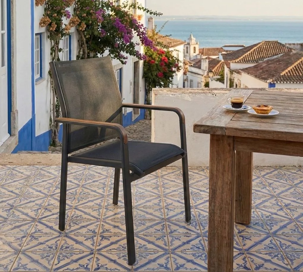 Doppler EXPERT WOOD Plus sztaplowane krzesło ogrodowe