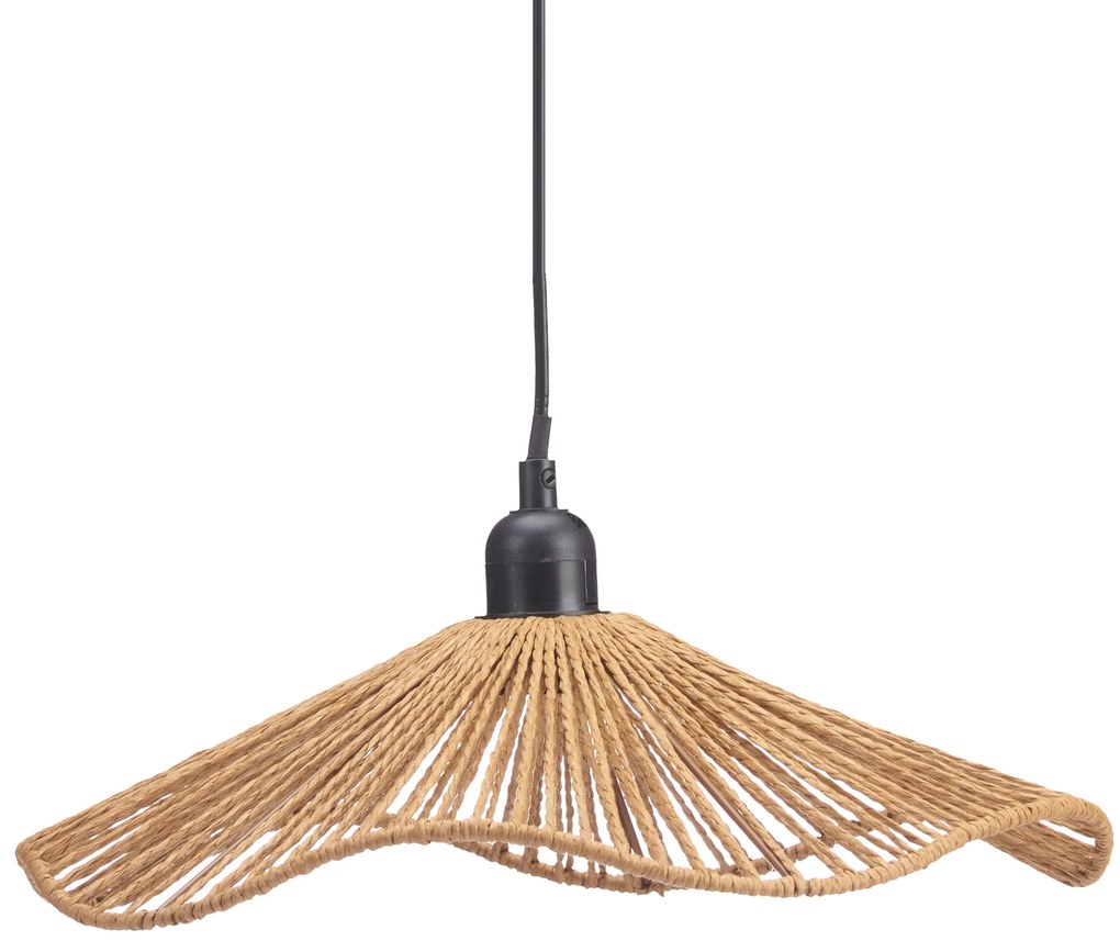 Lampa sufitowa VELTO pleciony klosz, 35 cm