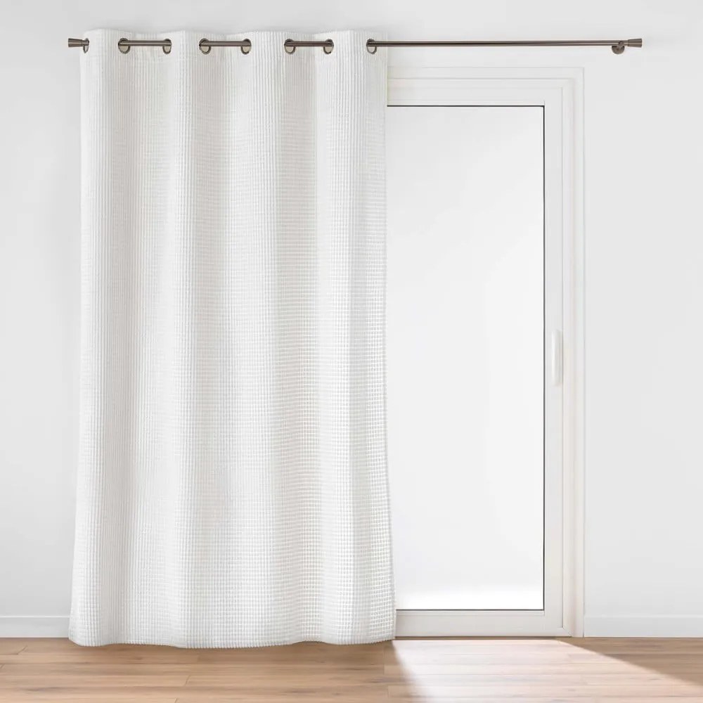 Biała aksamitna zasłona 140x260 cm Swing – douceur d'intérieur