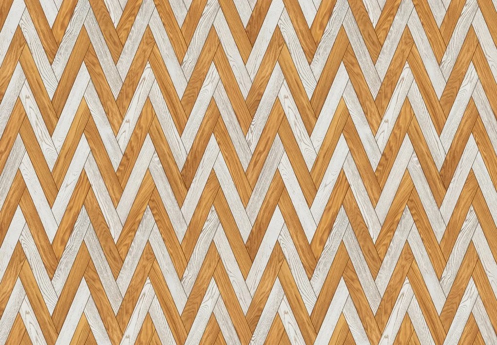 Fototapeta - Wzorzysty motyw - drewno (196x136 cm)