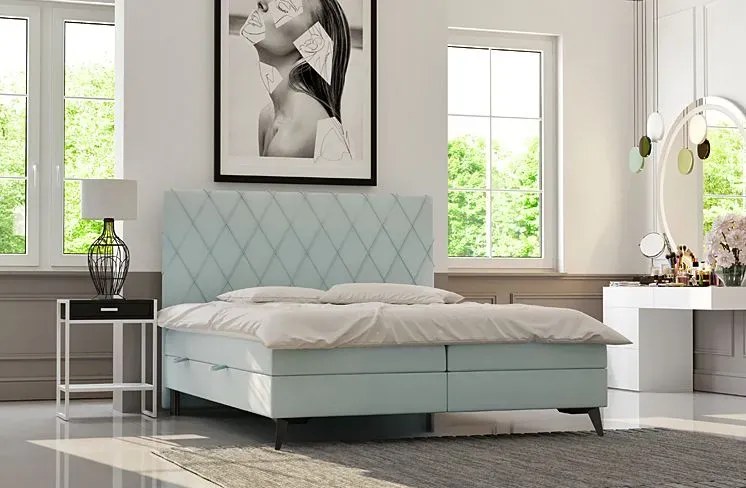 Łóżko boxspring Emina 120x200 - 32 kolory