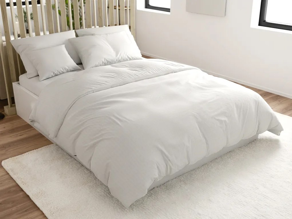 PrzytulneMieszkanie.pl PrzytulneMieszkanie.pl Pościel z kory DENYX biała Rozmiar pościeli: 70 x 90 cm | 140 x 200 cm