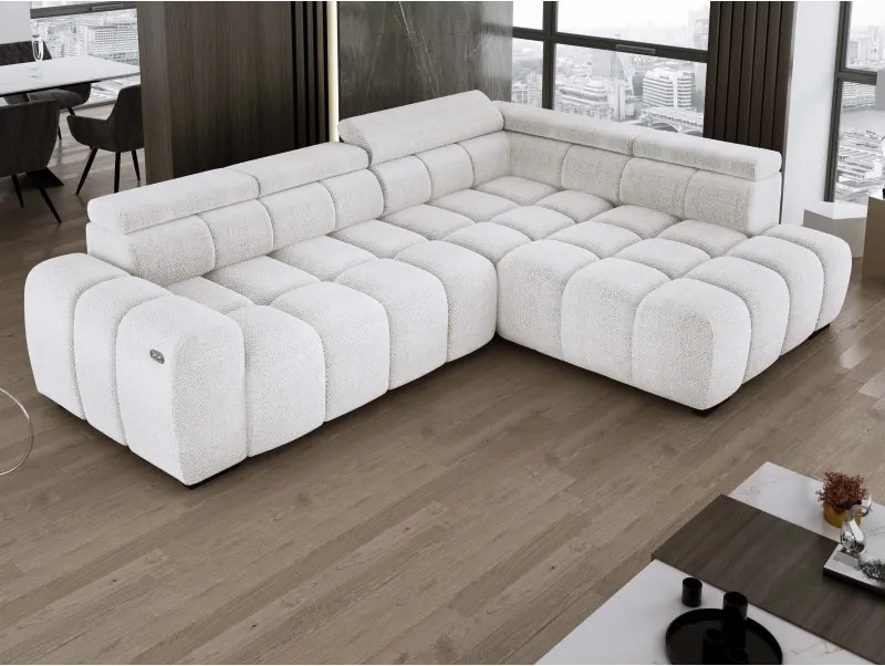 Narożnik BULL L Prawostronny z Elektryczną Regulacją EDEN 01 WERSAL