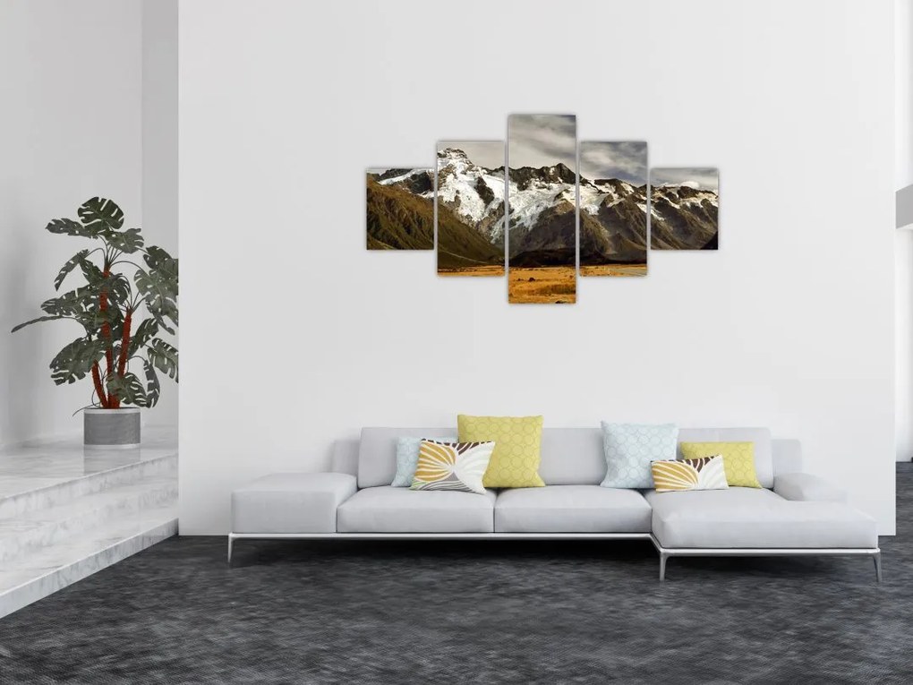 Obraz góry Sefton, Nowa Zelandia (125x70 cm)