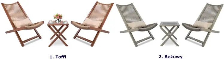 3 częściowy zestaw ogrodowy toffi P0-P97