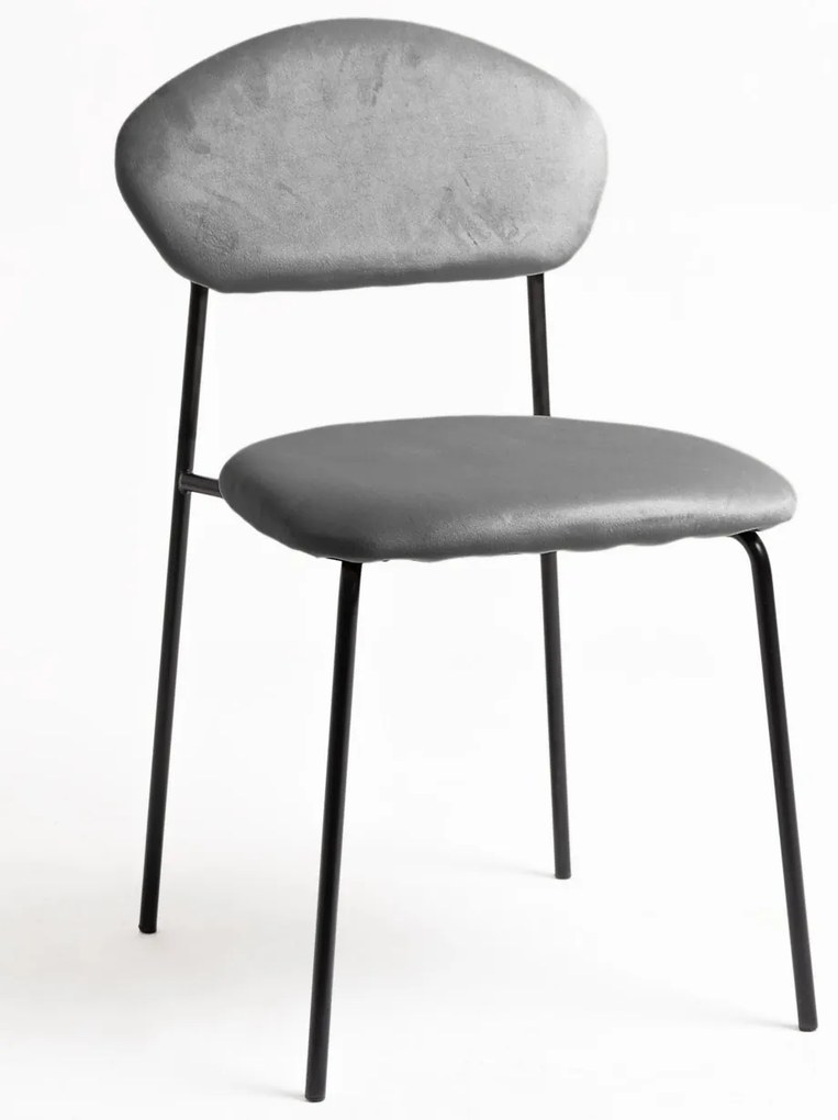 Krzeso Rinos z czarnego aksamitu