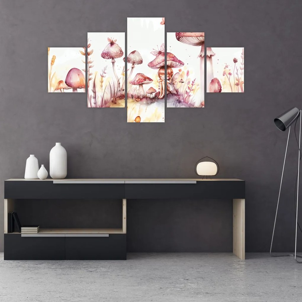 Obraz - Różowa wróżka (125x70 cm)