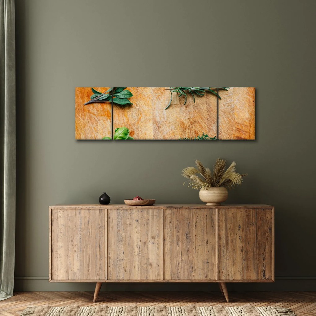 Obraz - Zioła (170x50 cm)