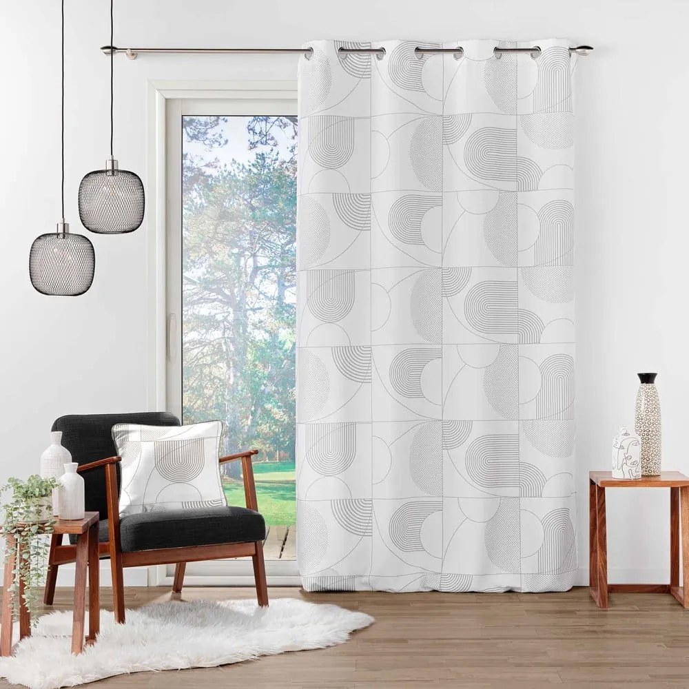Biała zasłona 140x280 cm Esquisse – douceur d'intérieur