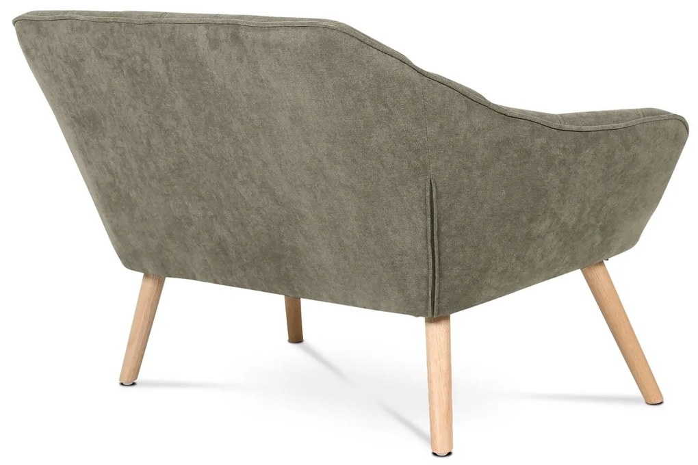 Dwuosobowa sofa AK-322 LAN2, brązowa