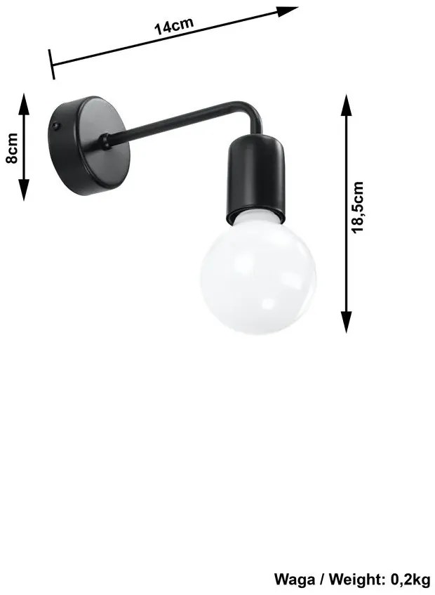 Kinkiet loftowy H0-R90