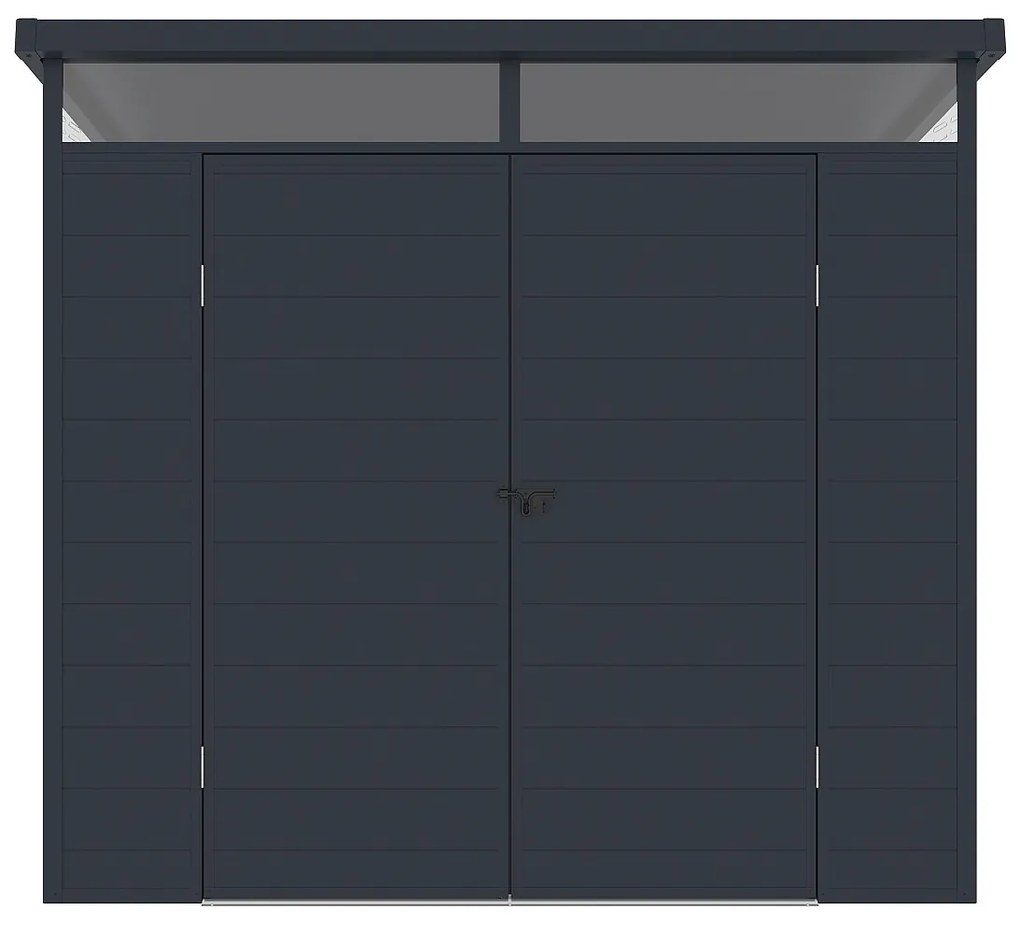 Schowek ogrodowy z antracytowej żywicy 4,57 m² z podłogą - MINARO