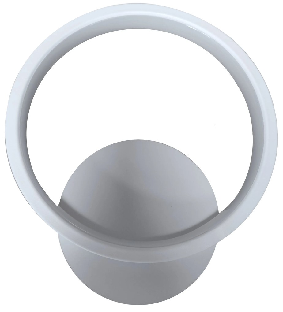 Kinkiet lampa wisząca LED okrąg metalowa AT75-1KL-White