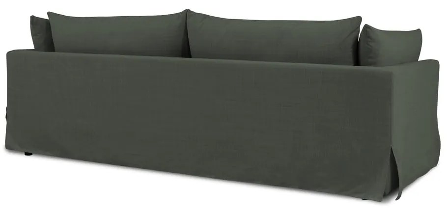 Ciemnozielona sofa 244 cm Horn – Scandic