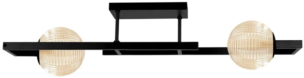 Sufitowa lampa czarno-beżowa E2-G62