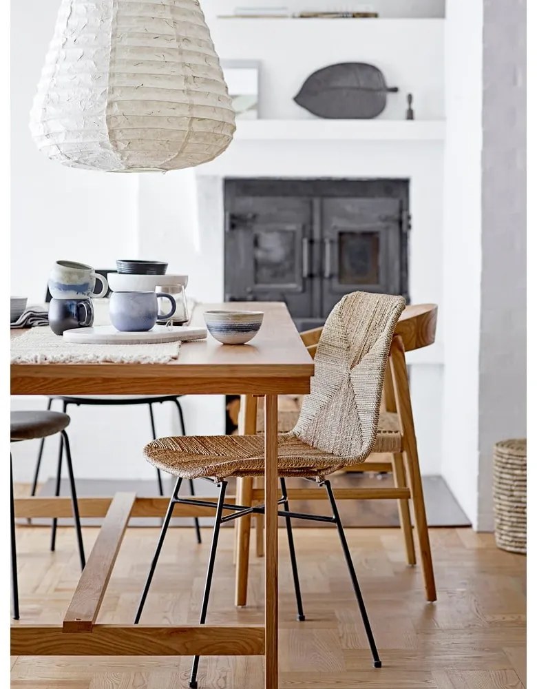Biała lampa wisząca ø 50 cm Leena – Bloomingville