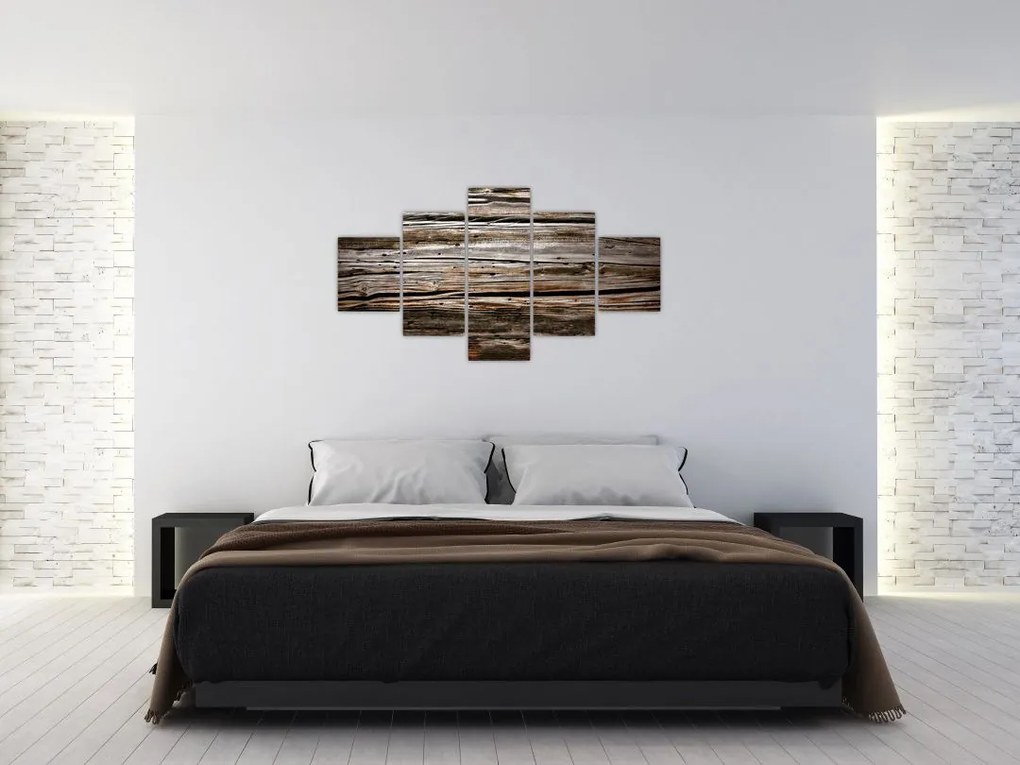 Obraz - drewno sezonowe (125x70 cm)