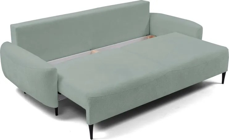 Sofa BOHO z funkcja spania i pojemnikiem MIĘTOWY PERFECT HARMONY 72