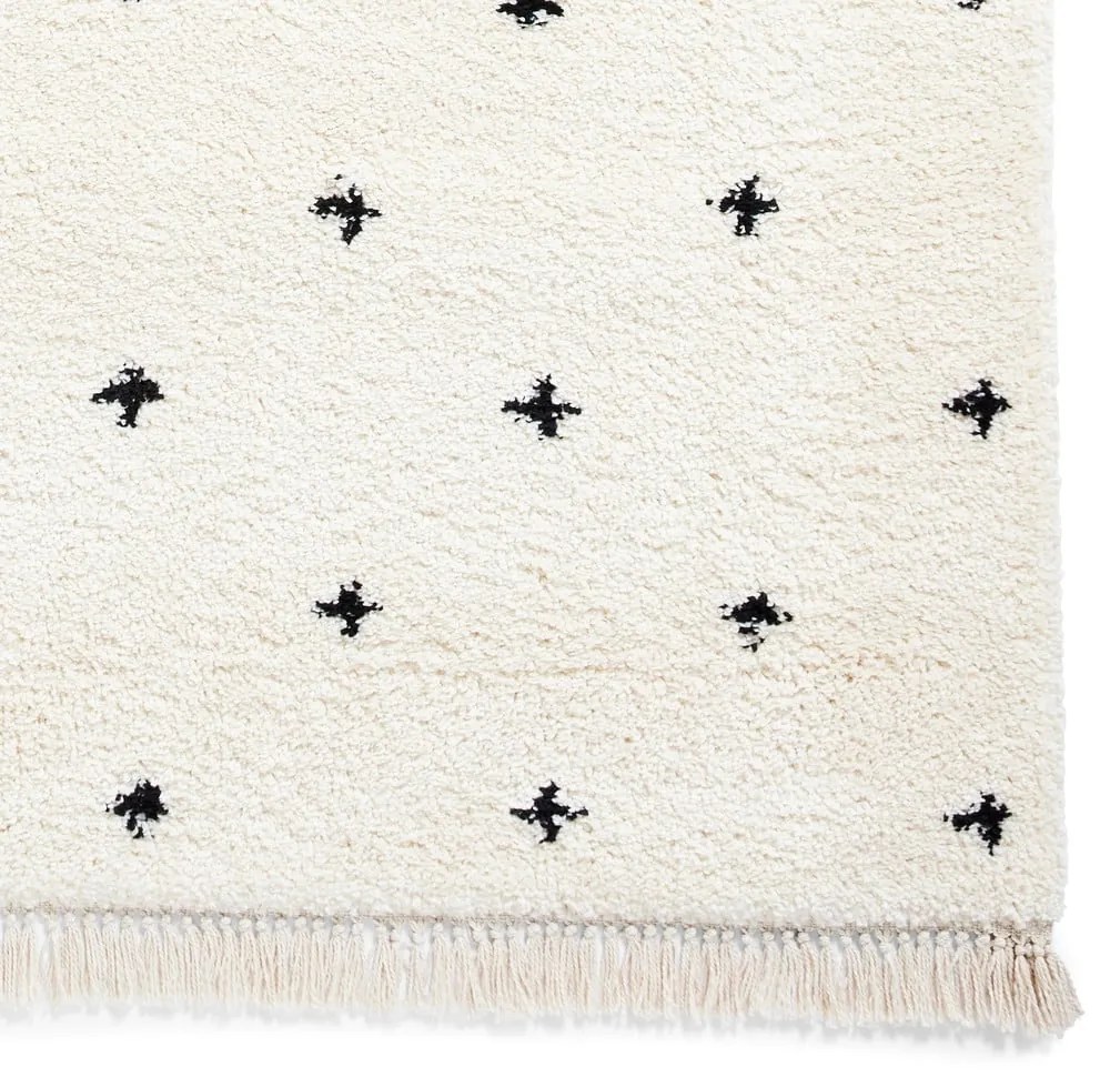 Biało-czarny dywan Think Rugs Boho Dots, 120x170 cm