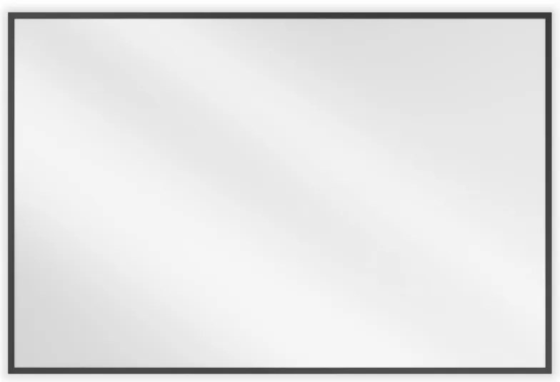 Mexen Loft lustro łazienkowe prostokątne 90 x 60 cm, rama czarna - 9852-090-060-000-70
