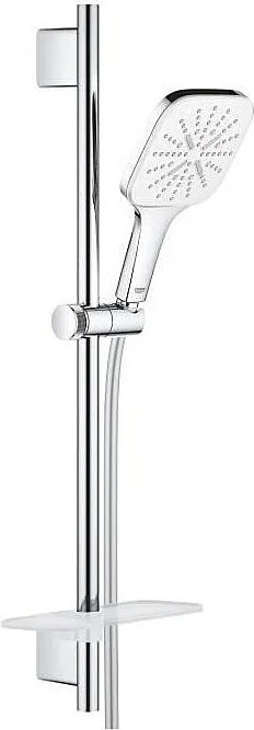 Zestaw prysznicowy 3 strumienie z prętem GROHE Vitalio SmartActive 130 - Chromowany, błyszczący i trwały