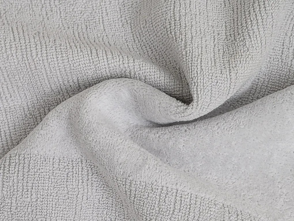 Ręcznik CARRARA 40x55 cm jasnoszary, 100% bawełna