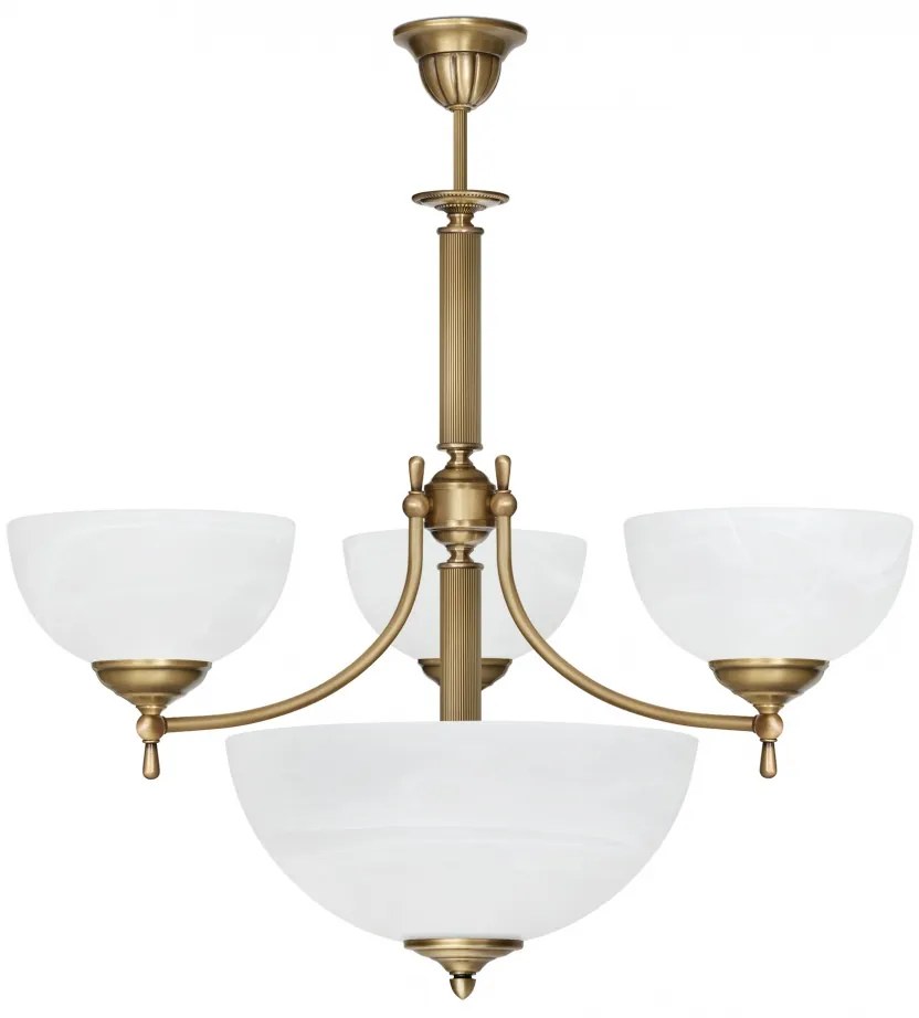 Żyrandol mosiężny V-S4A