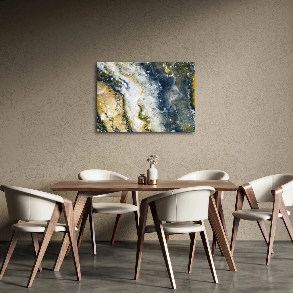 Obraz - Złota abstrakcja (70x50 cm)