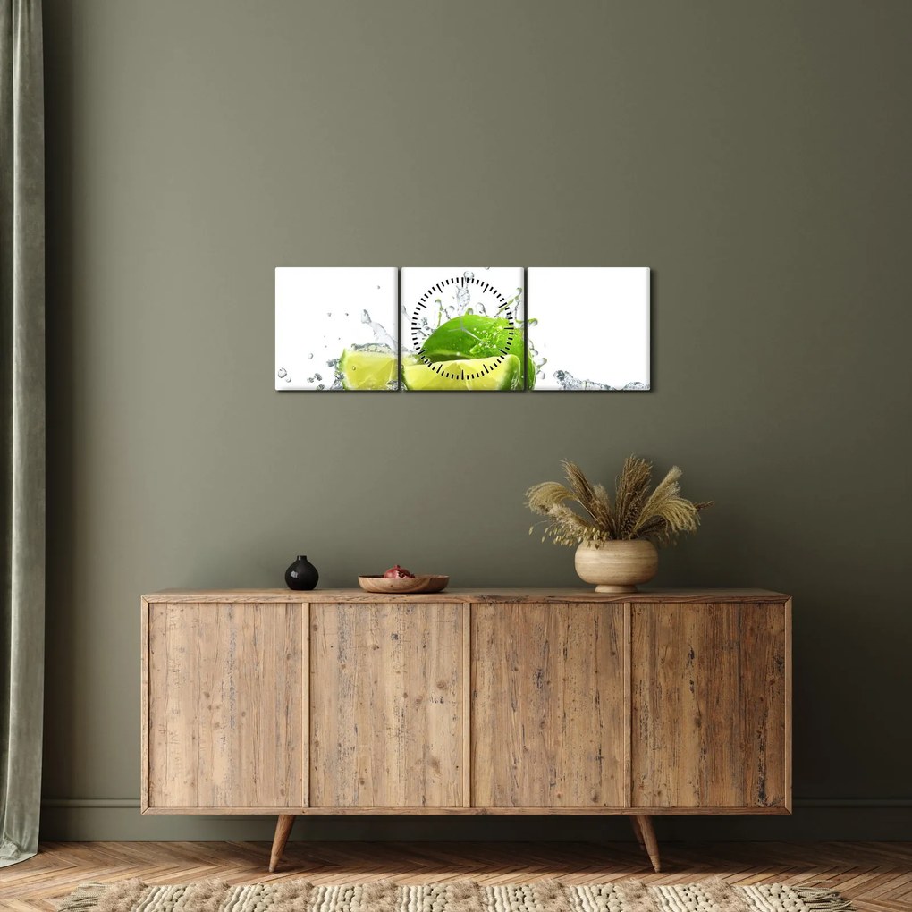 Obraz - Limes (z zegarem) (90x30 cm)