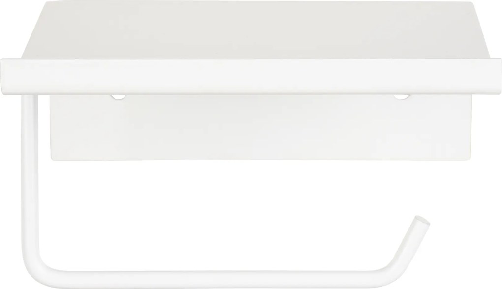 Metalowy uchwyt na papier z półeczką DESULO