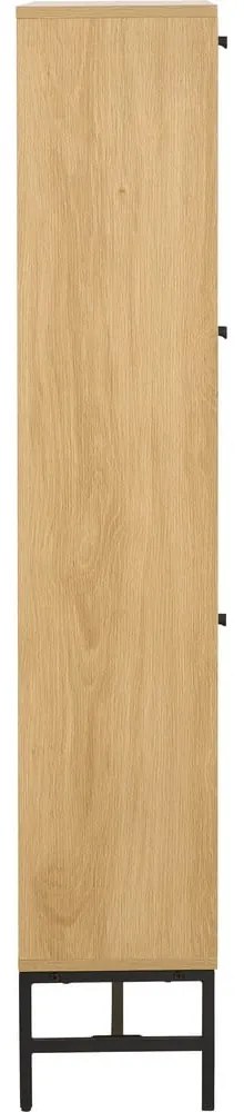 Uchylna szafka na buty w dekorze dębu w naturalnym kolorze 72x140x25 cm Albany – Actona